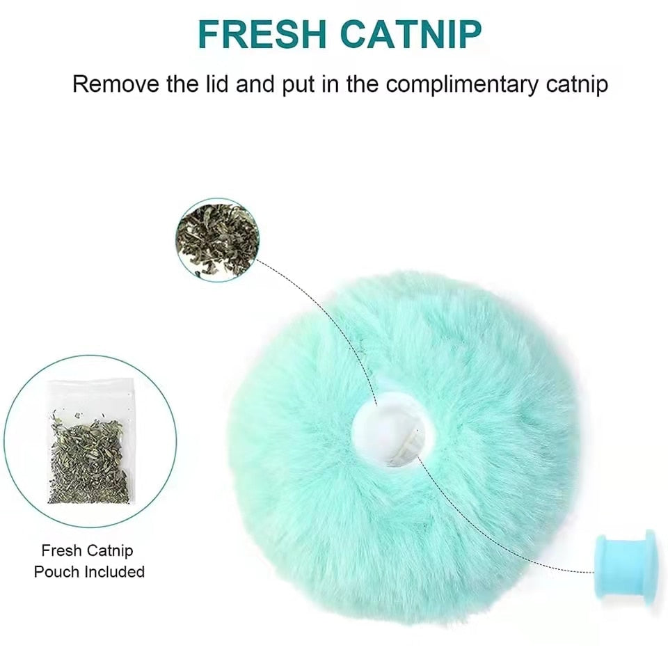 Product instruction, Fresh catnip. Remove the lid and put in the complimentary catnip. Fresh catnip pouch included.