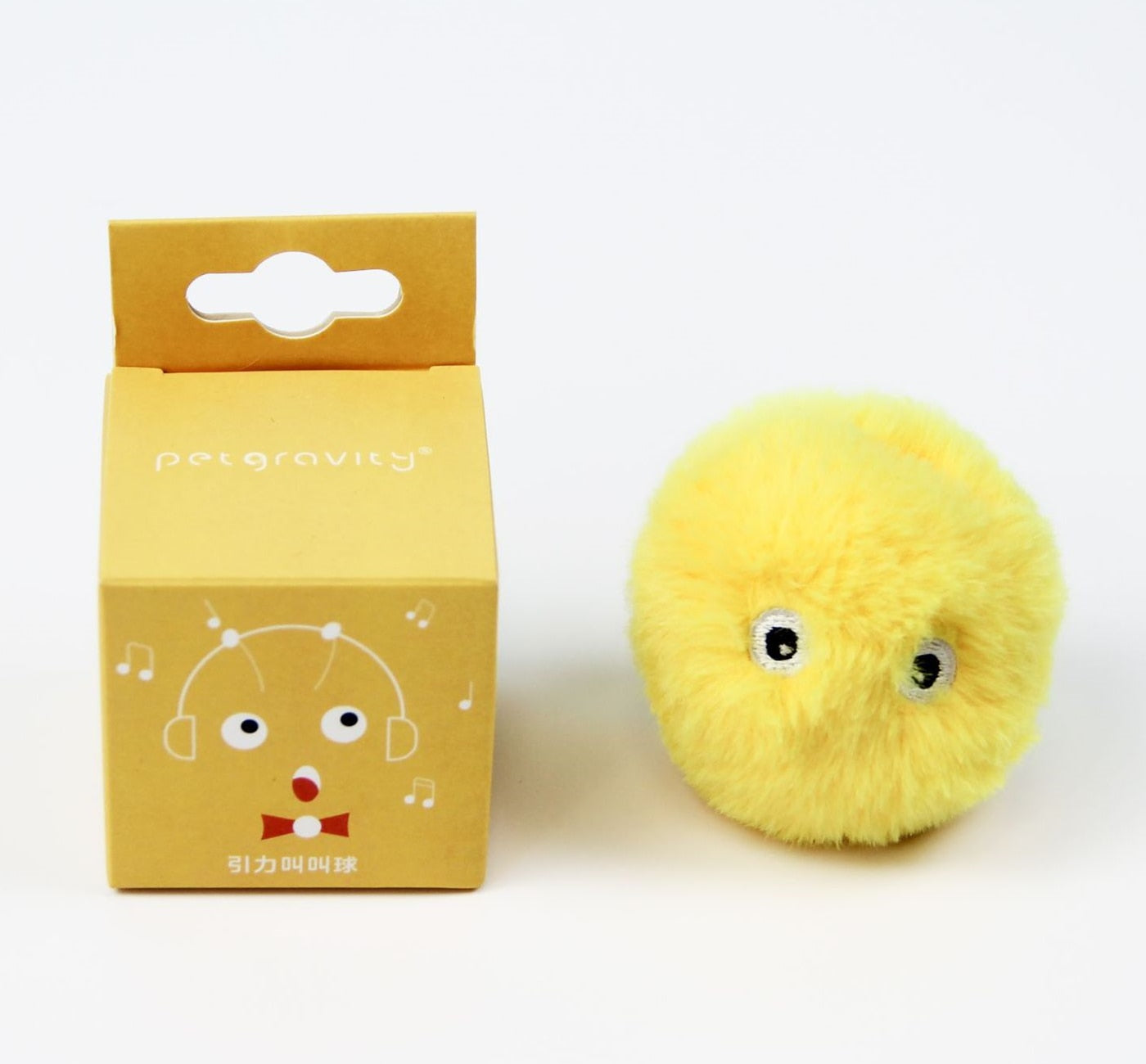 Product image. Yellow color product with a package.